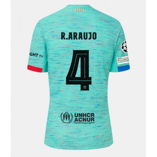 Pánský Fotbalový dres Barcelona Ronald Araujo #4 2023-24 Třetí Krátký Rukáv